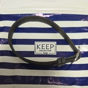 KEEP Collective Black and Silver Bracelet Sleek Design